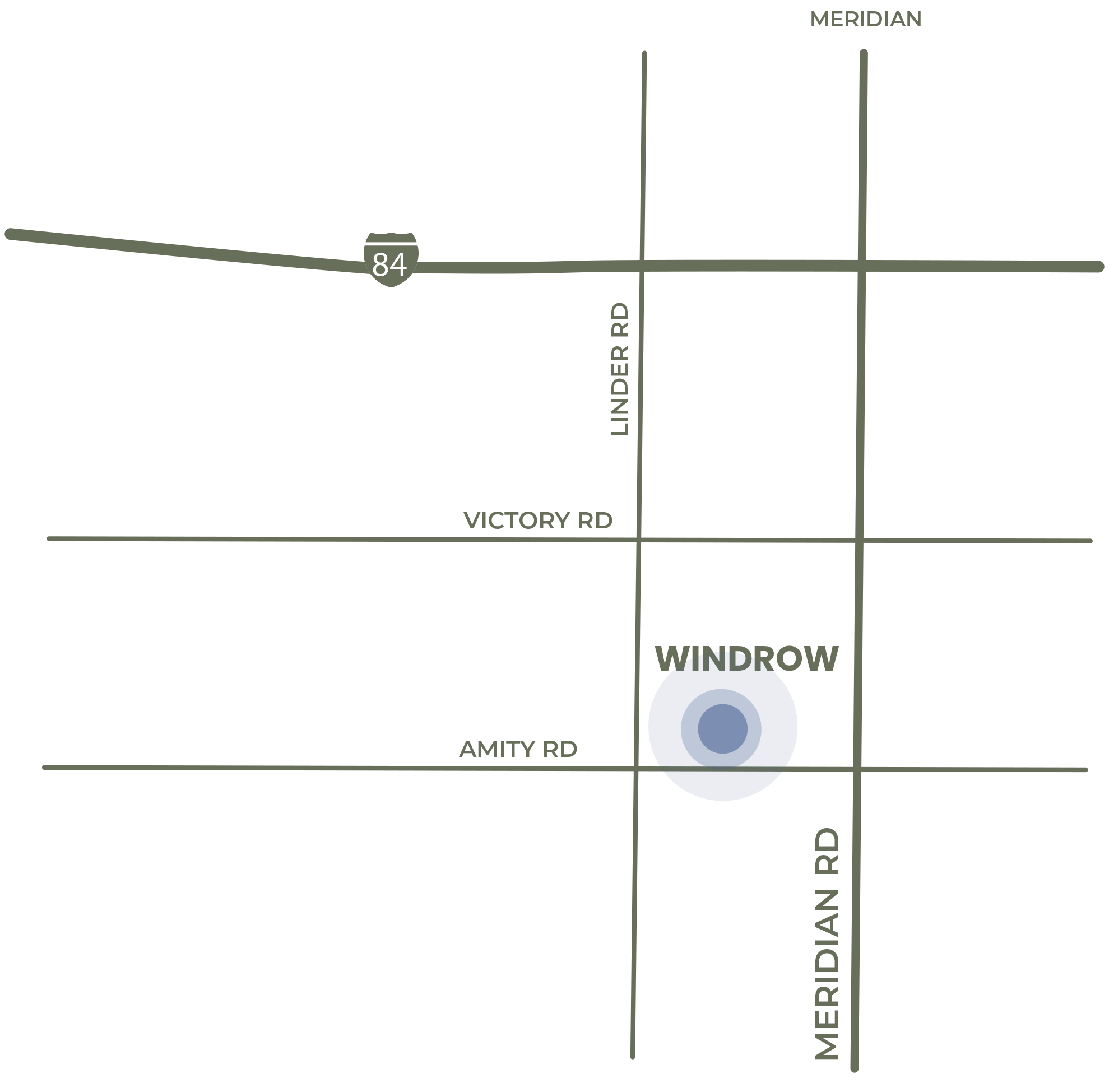Windrow Directions Map Image